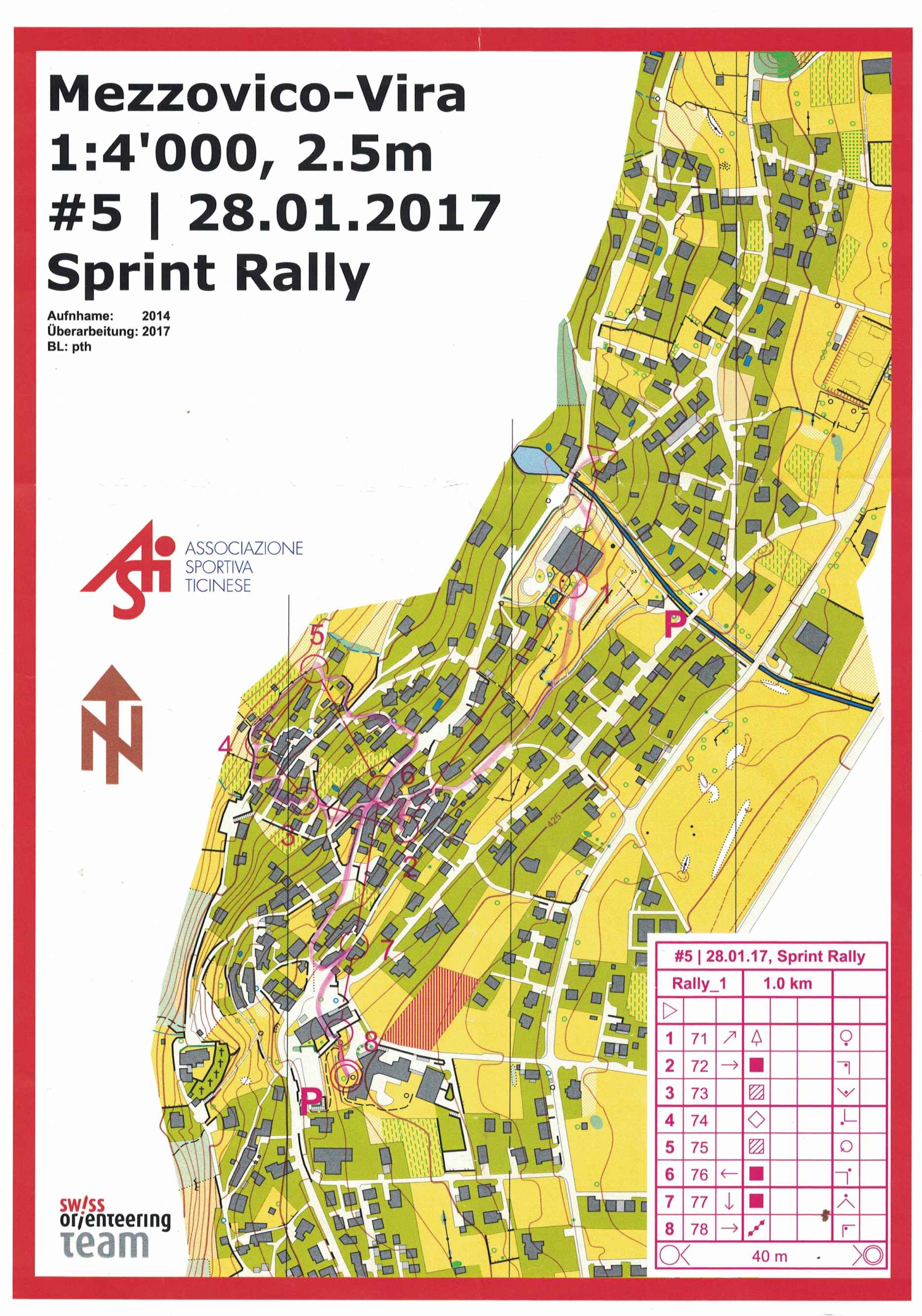 TL Tessin / Sprint Rally #1 (28/01/2017)