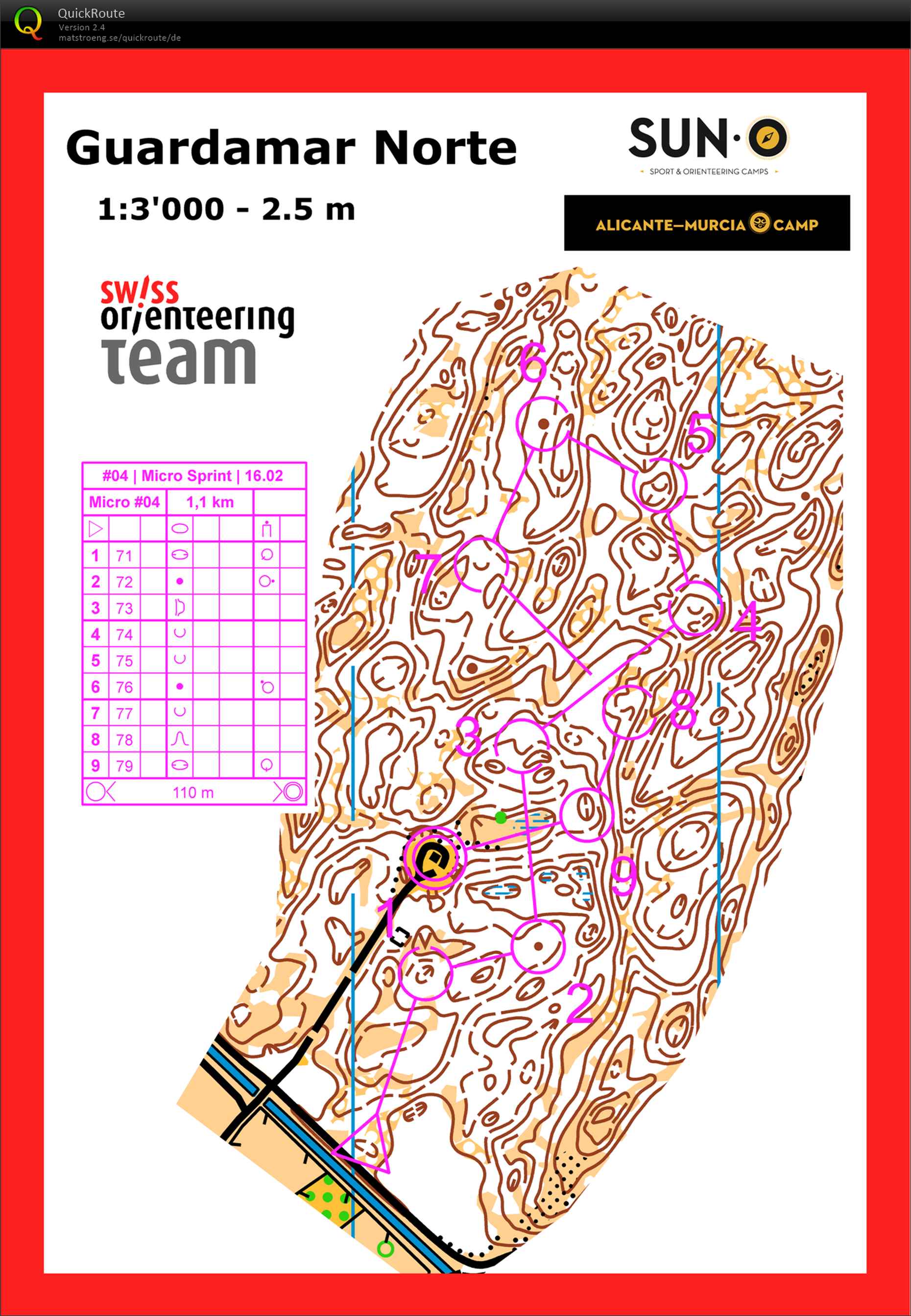 TL Spanien / #4: Contours Mikrosprint (17.02.2017)