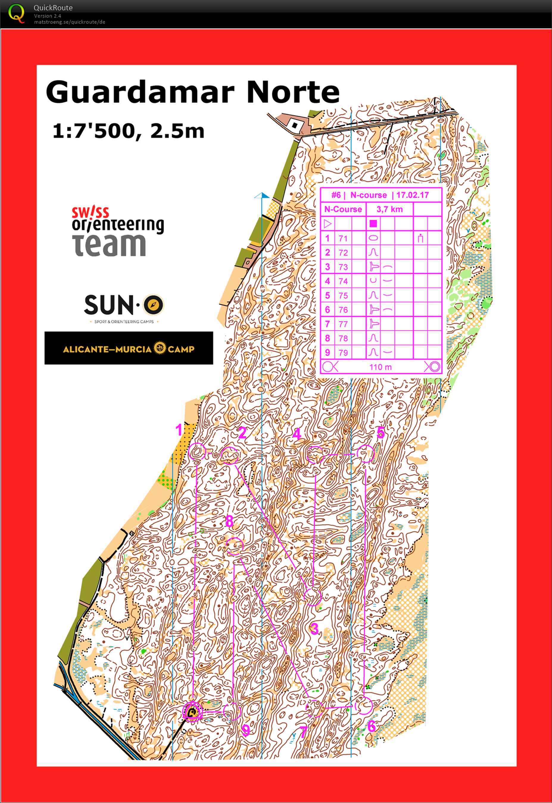 TL Spanien / #6: N-Course (17.02.2017)