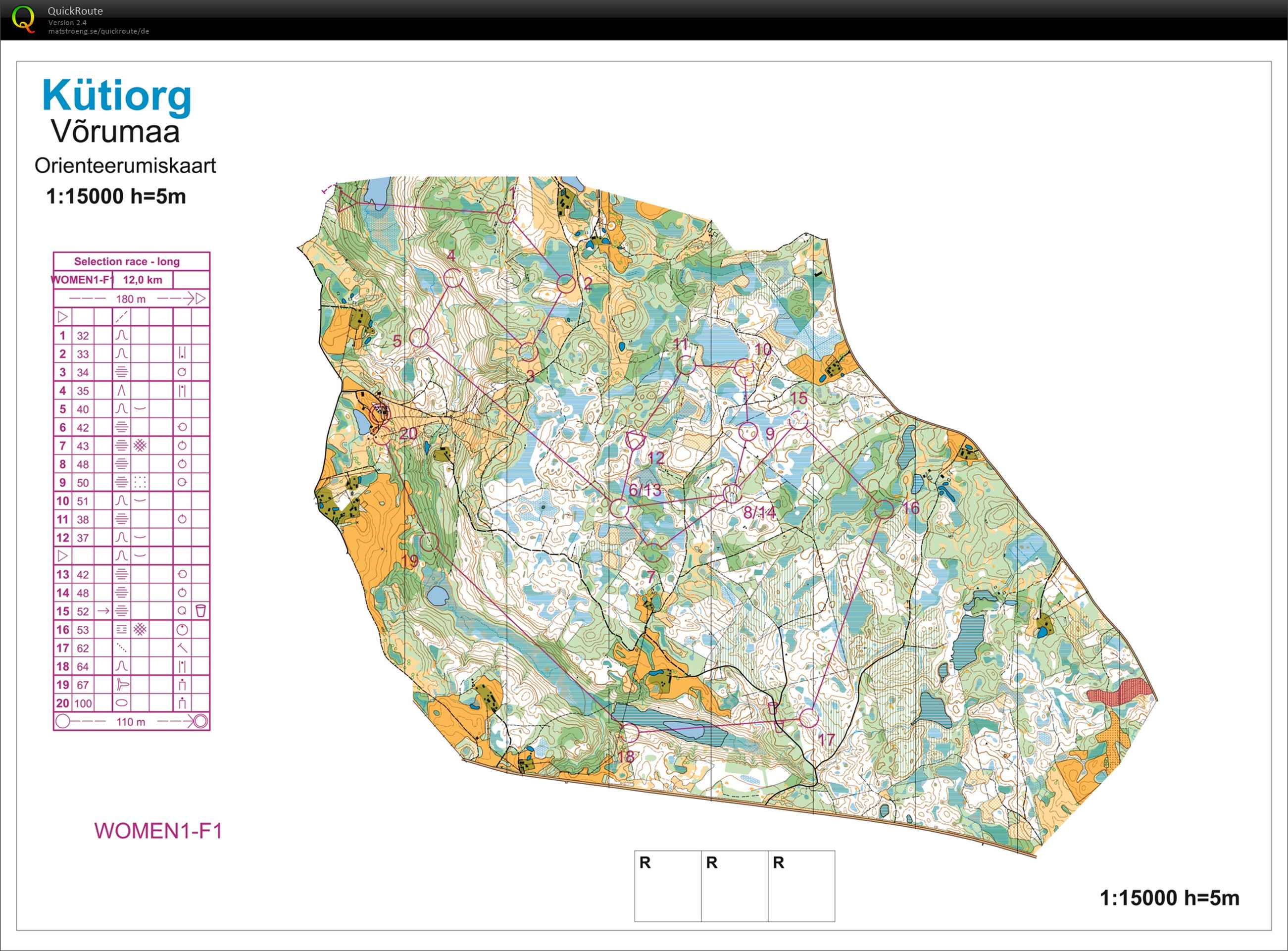 WOC-Test Long (14/05/2017)