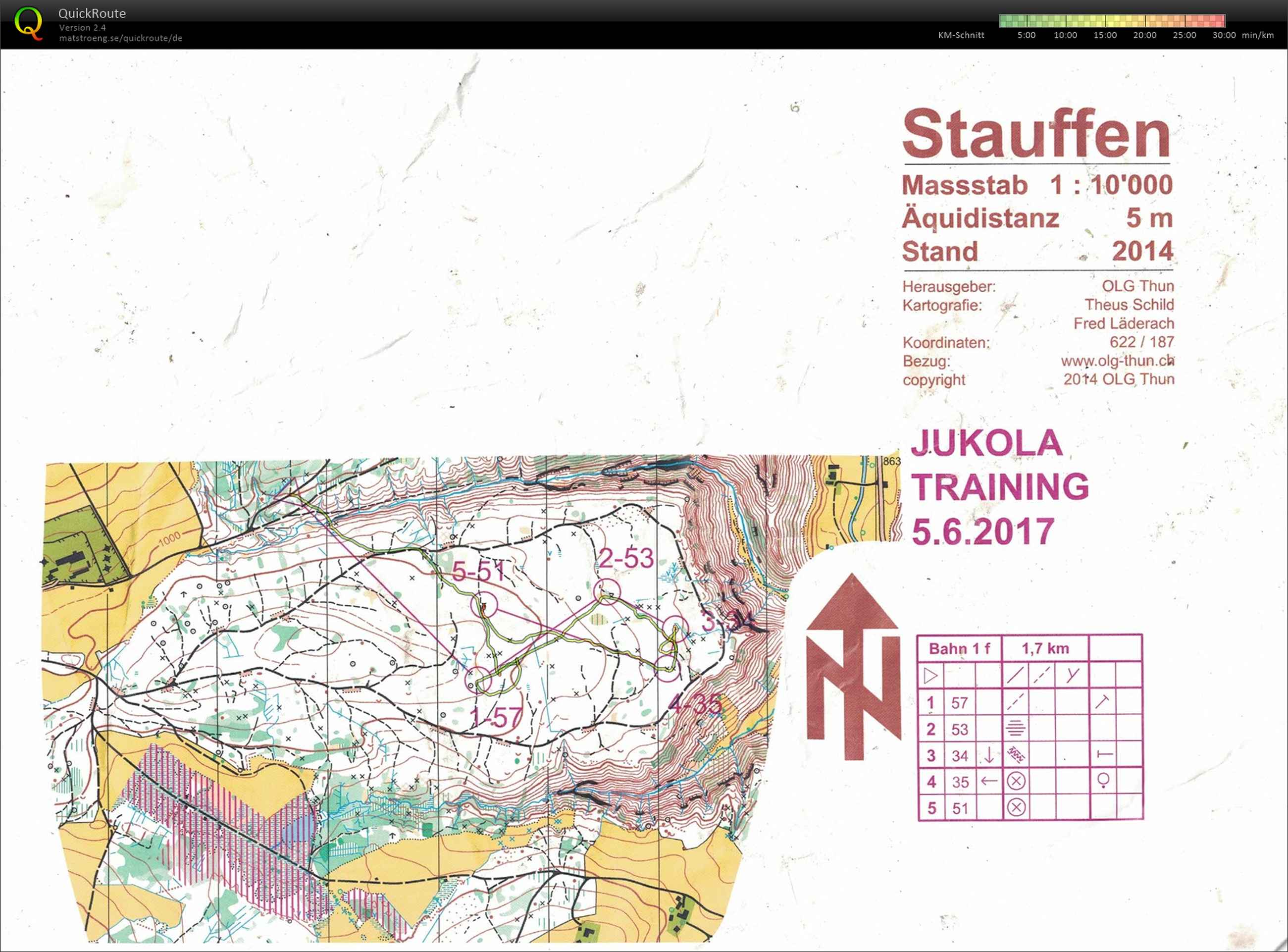 Jukola Training #1 (05/06/2017)