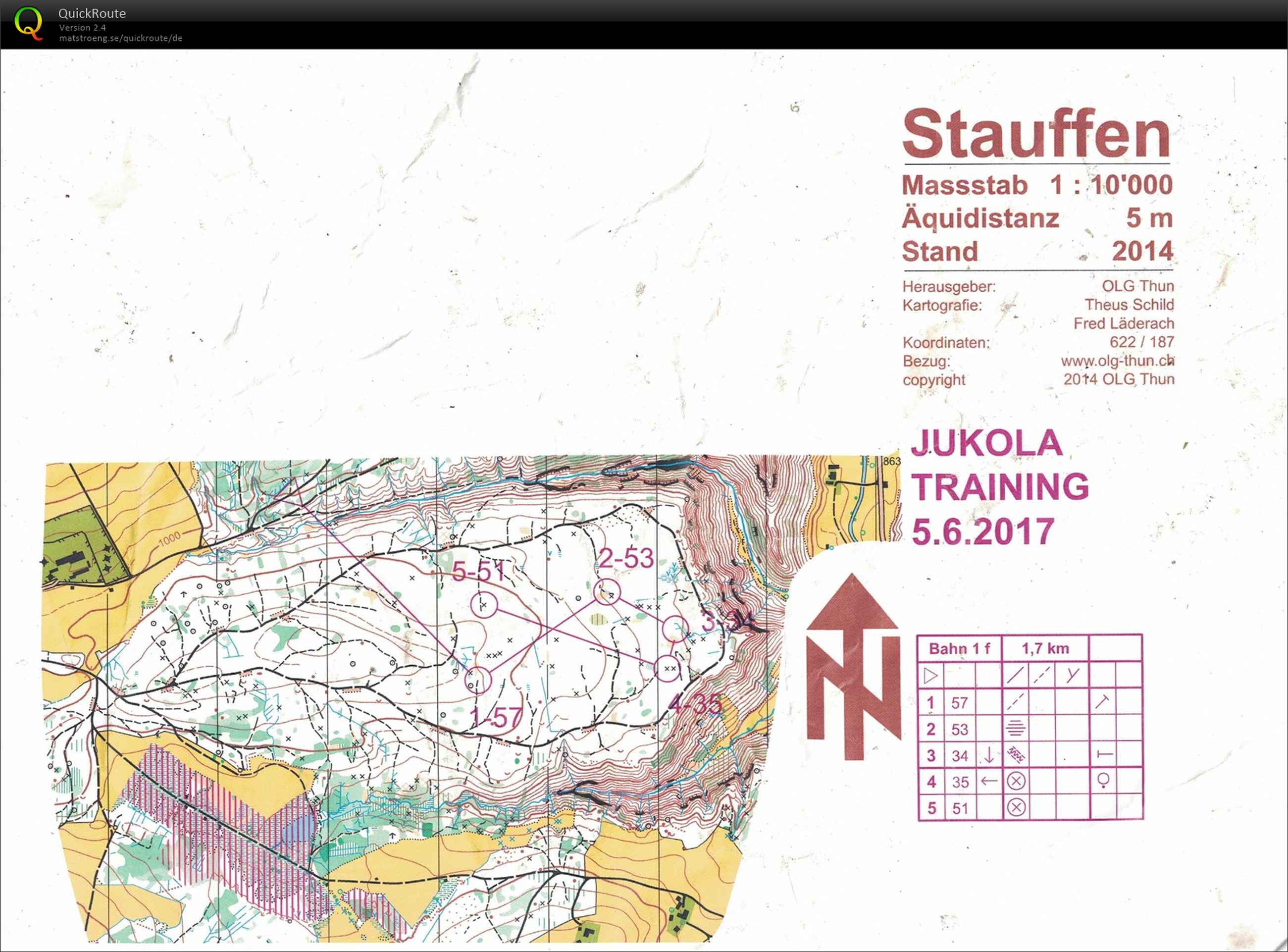 Jukola Training #1 (05/06/2017)