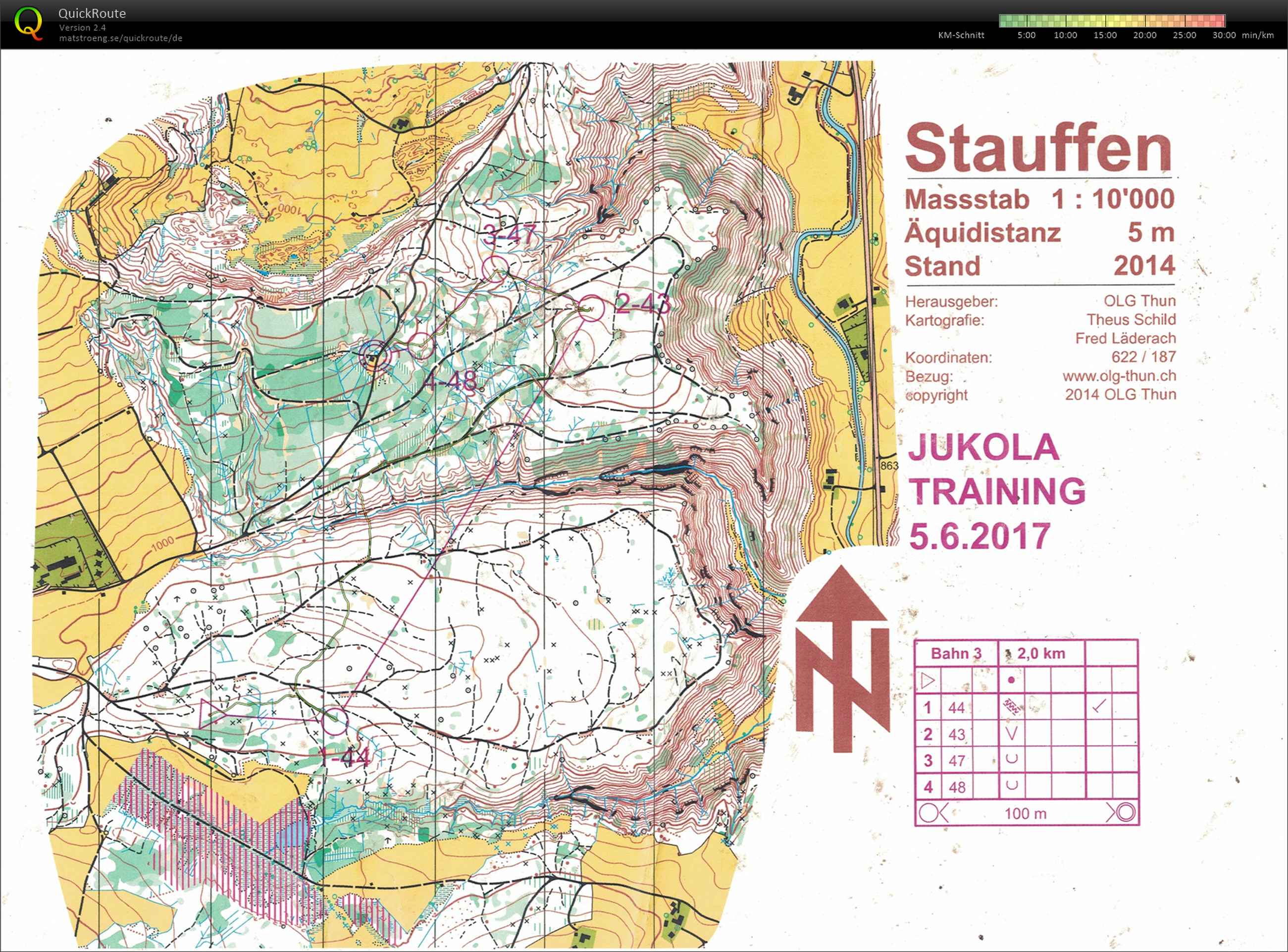 Jukola Training #3 (2017-06-05)