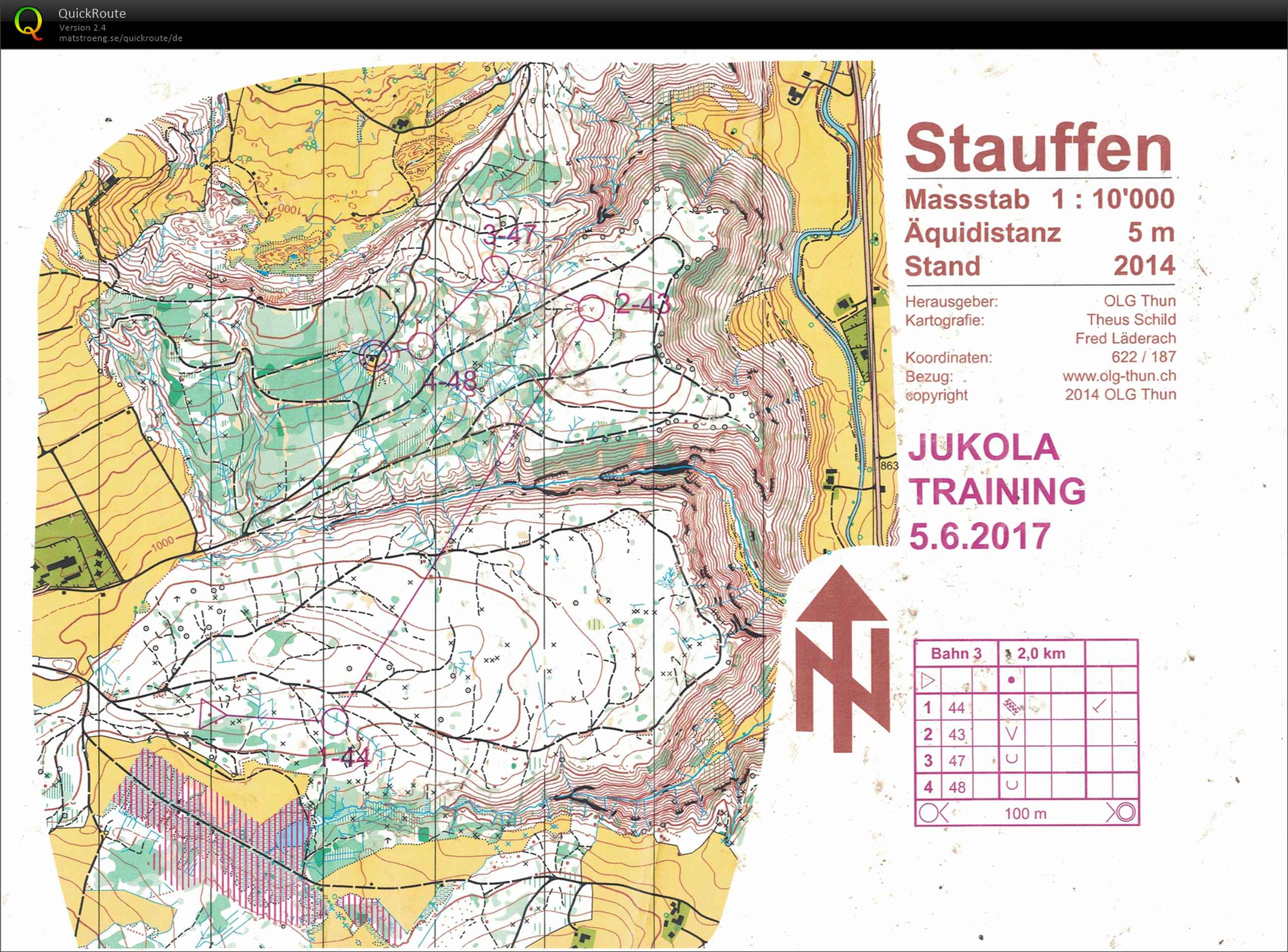 Jukola Training #3 (2017-06-05)
