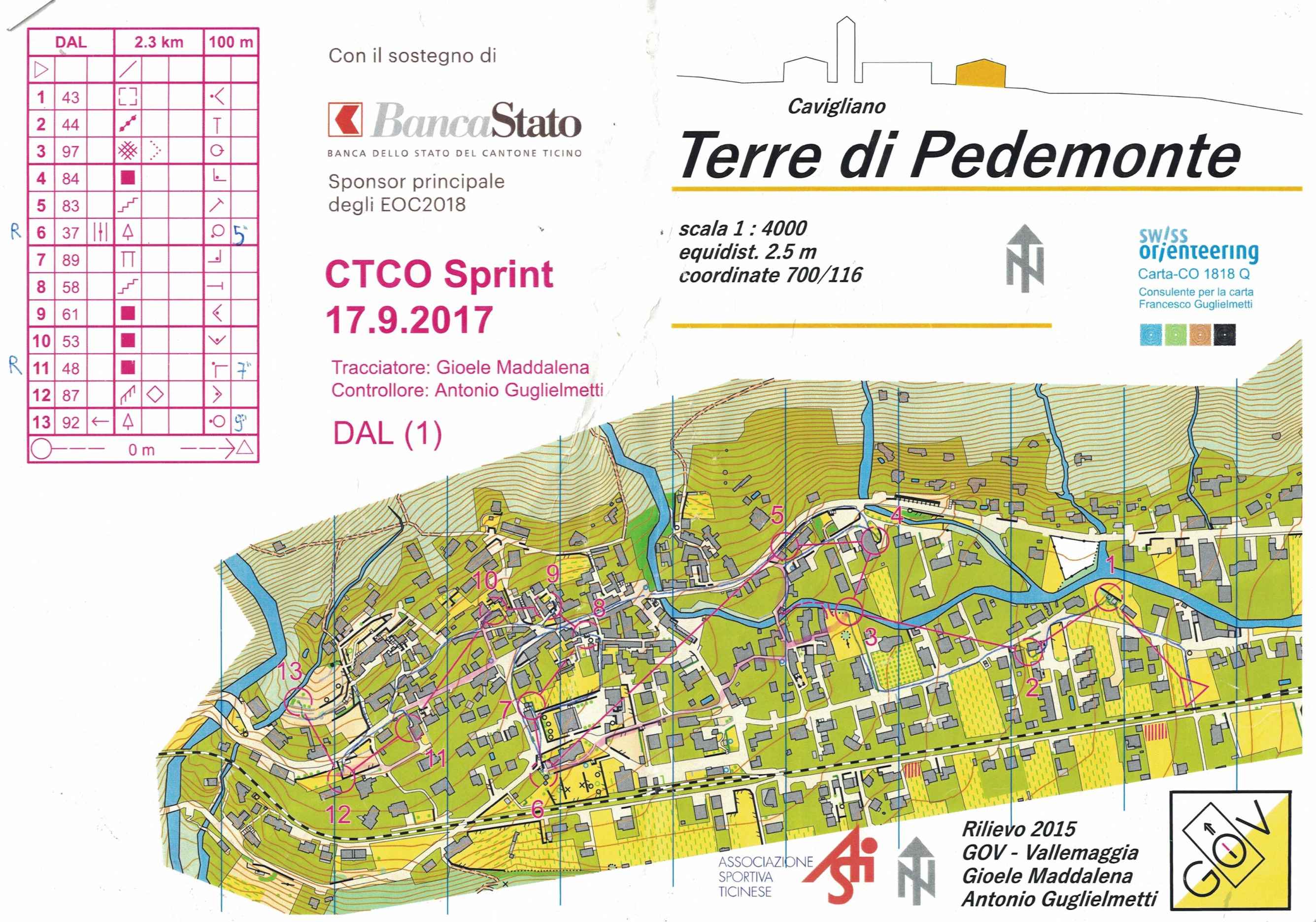 9. TMO CTSprint Cavigliano #1 (2017-09-17)