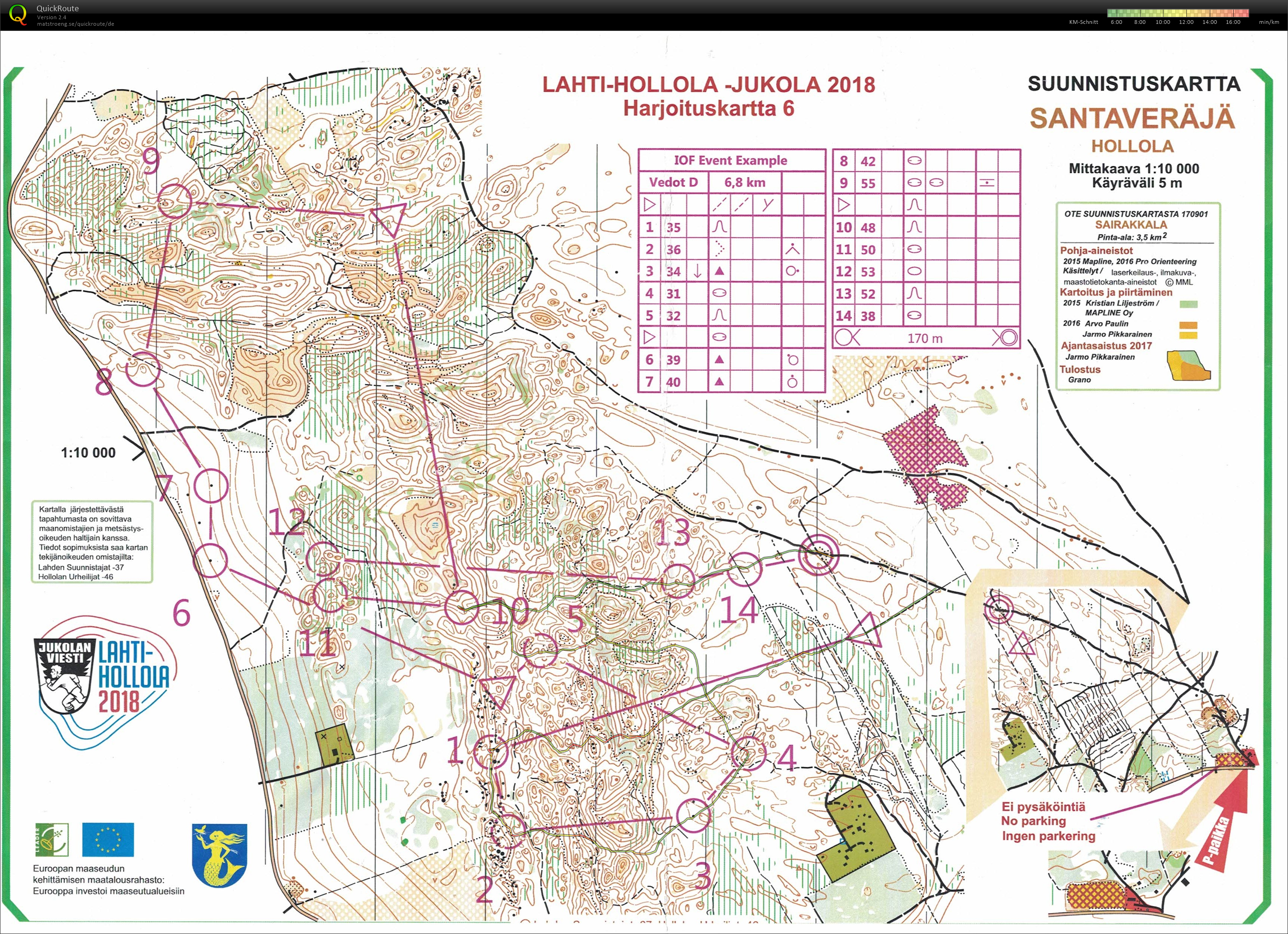Training Jukola (2018-06-15)