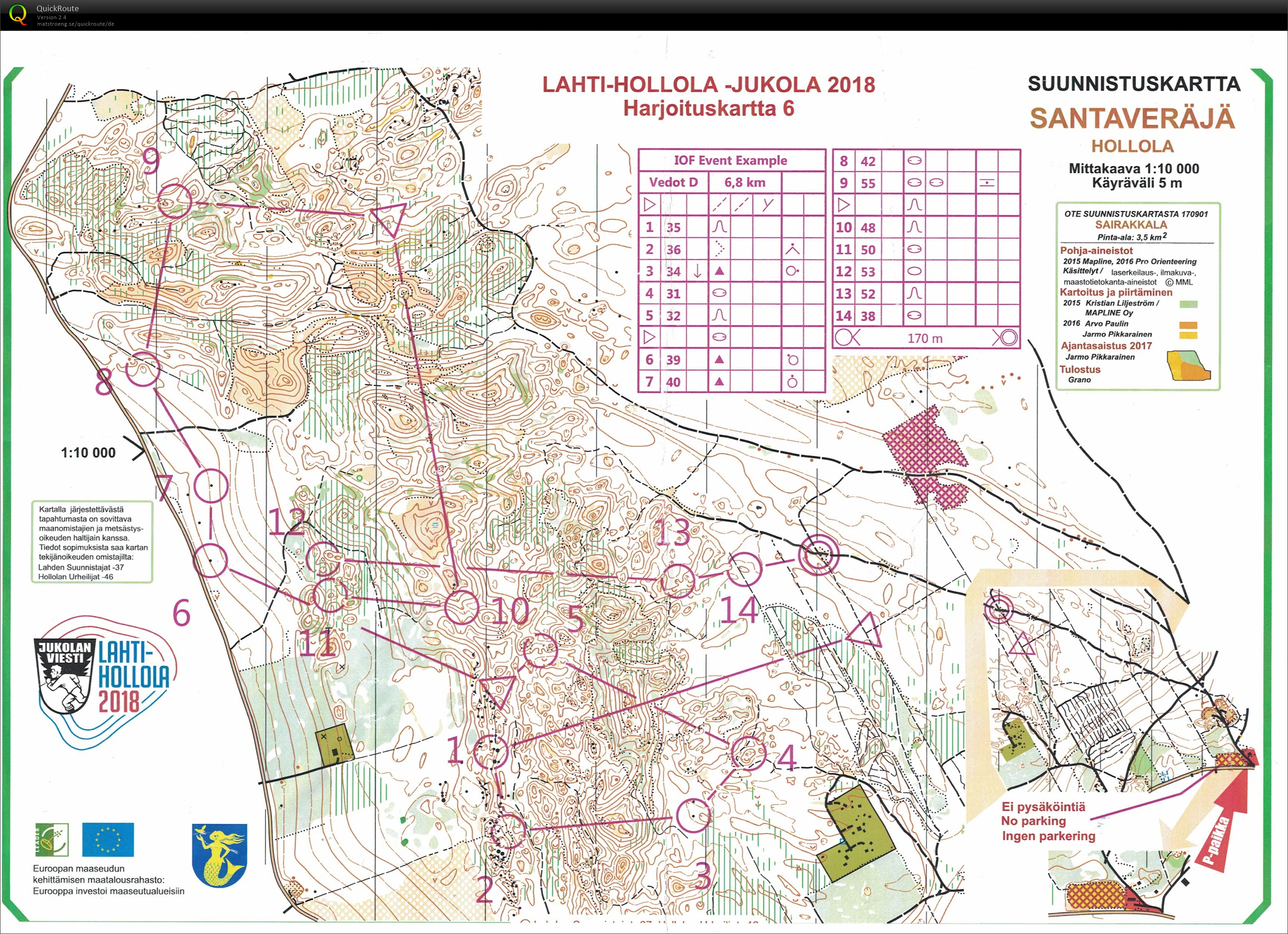 Training Jukola (2018-06-15)