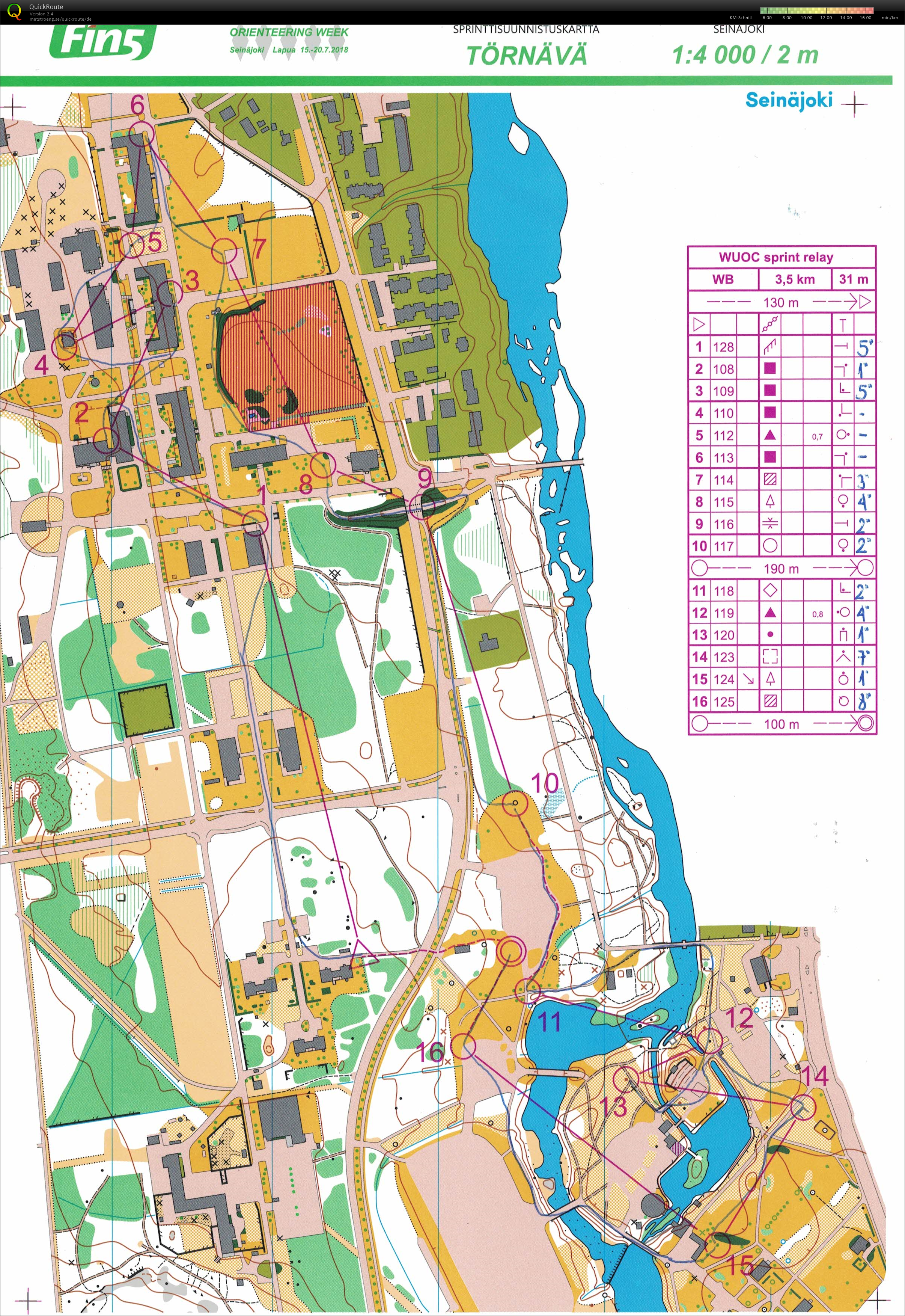 WUOC: Sprint-Relay (17/07/2018)