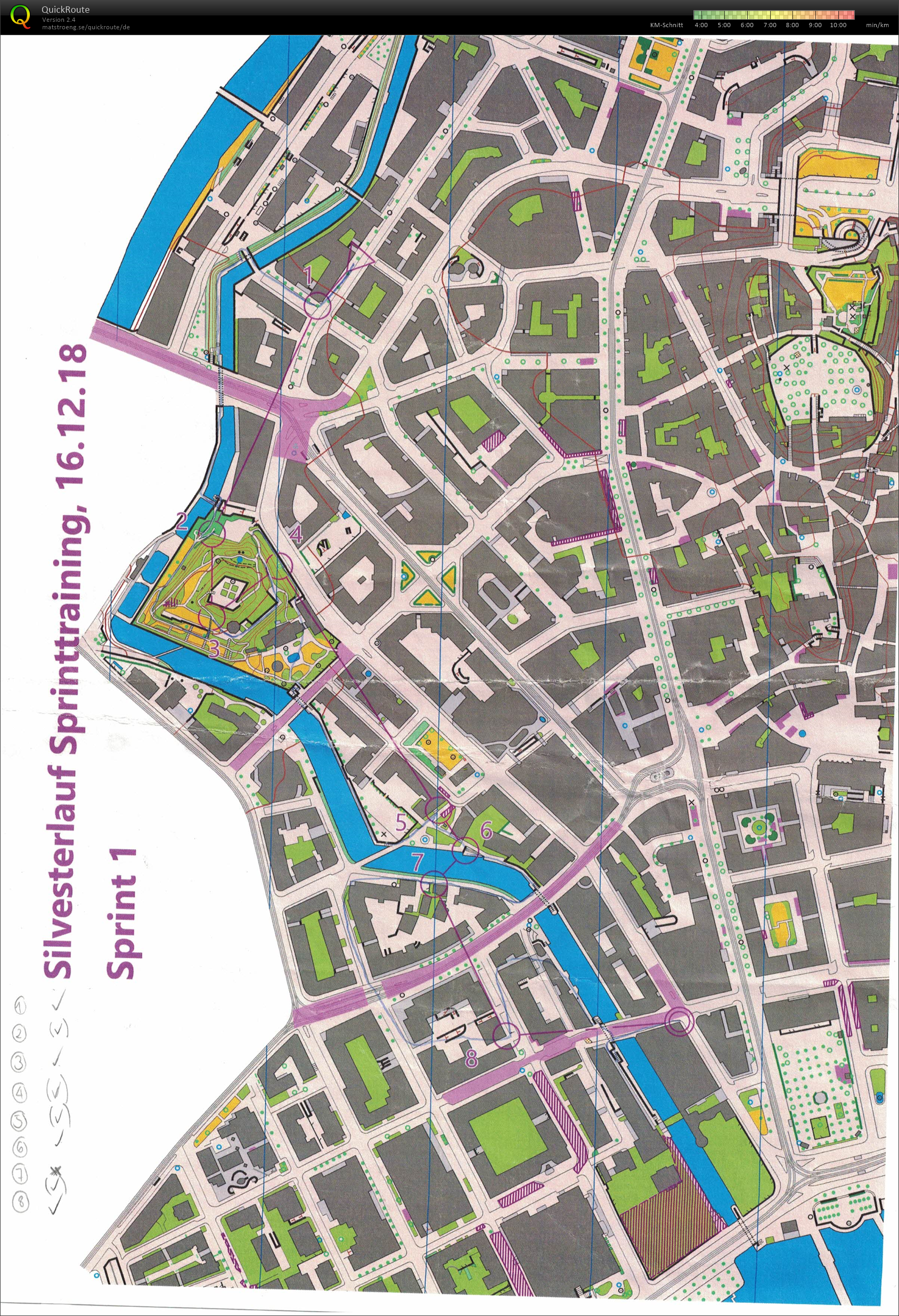 Silvesterlauf Sprinttraining #1 (16/12/2018)
