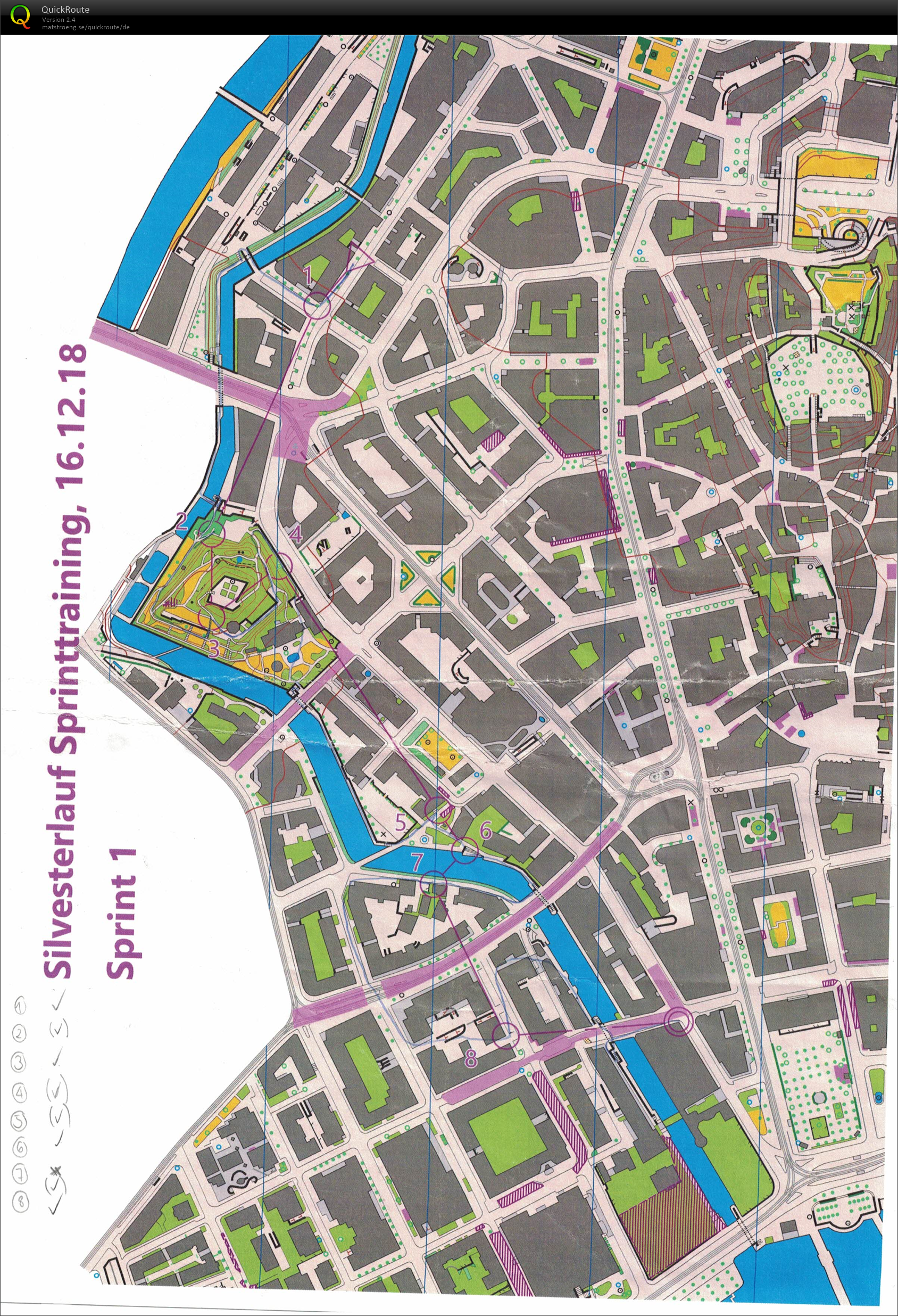 Silvesterlauf Sprinttraining #1 (16/12/2018)