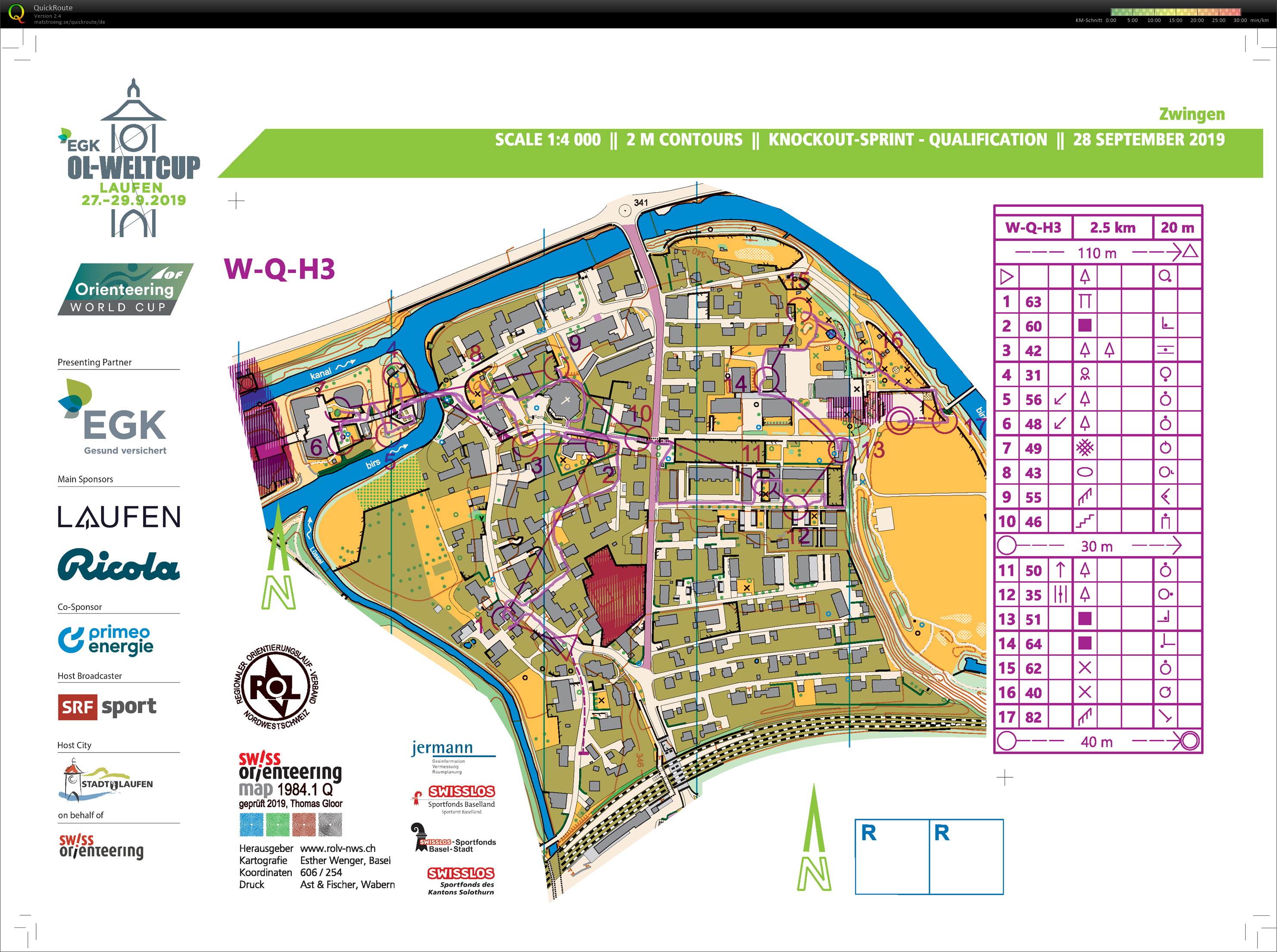 WC Schweiz: KnockOut-Sprint Qualification (28-09-2019)