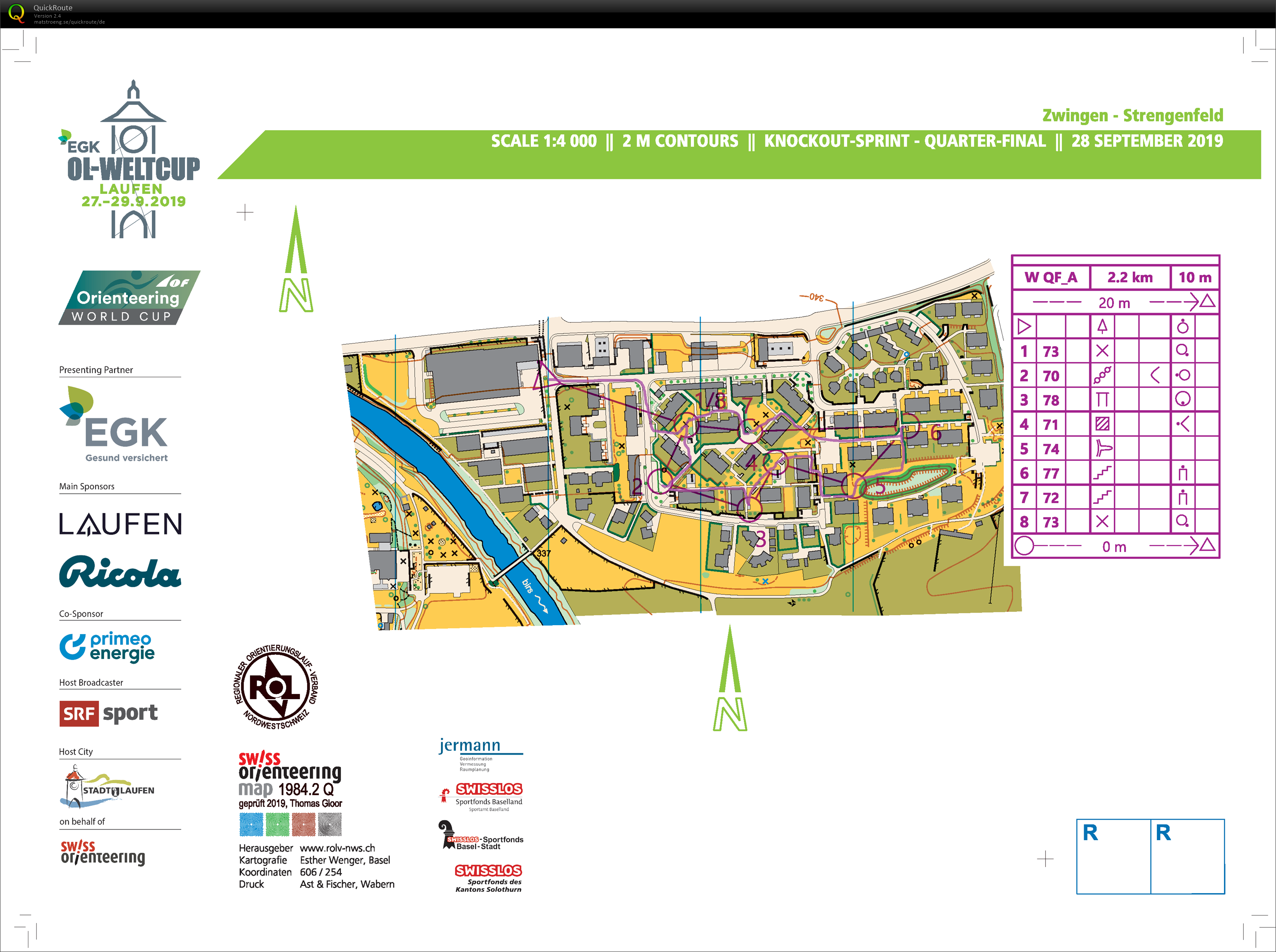 WC Schweiz: KnockOut-Sprint Quarterfinal (28/09/2019)