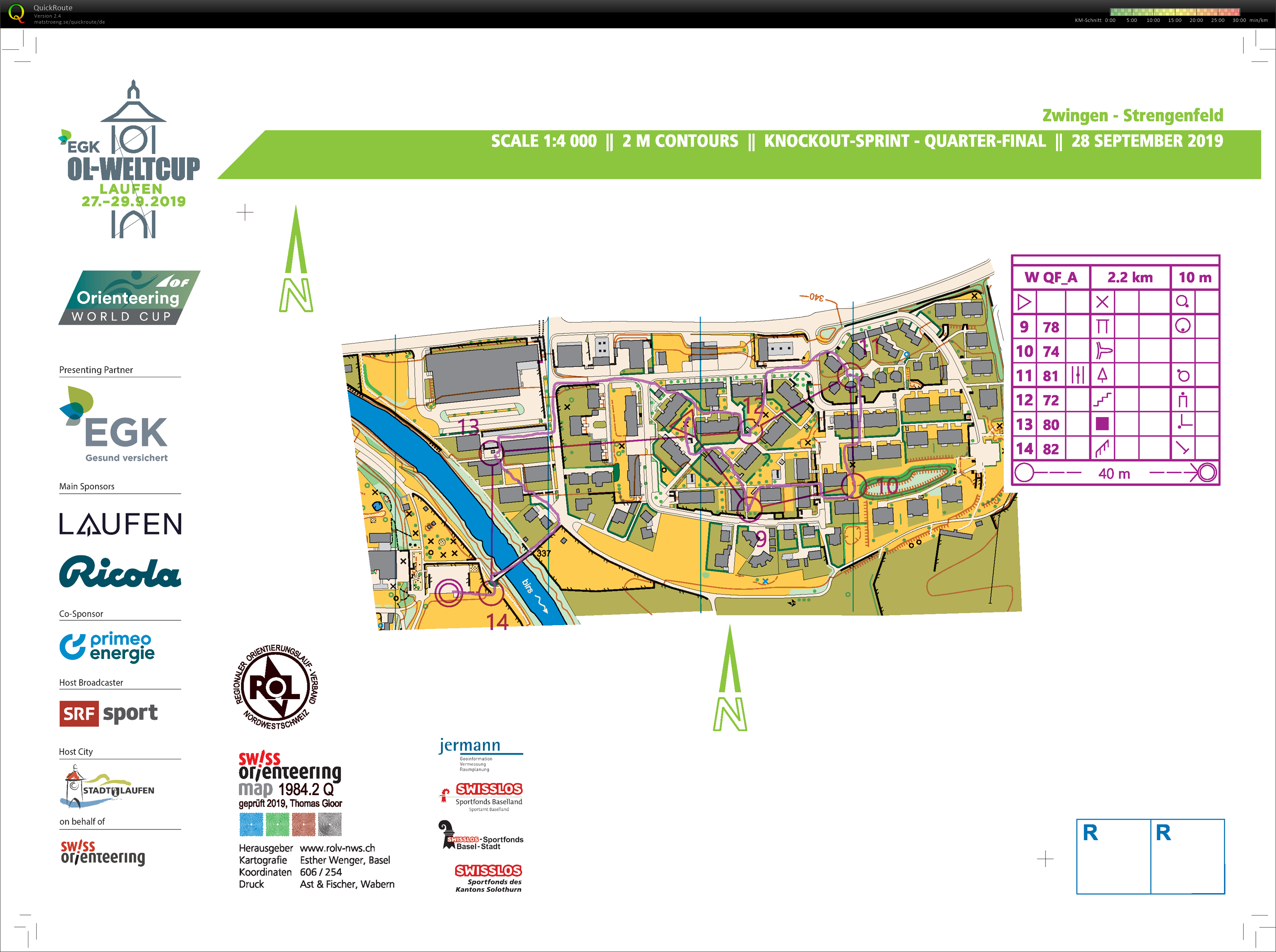 WC Schweiz: KnockOut-Sprint Quarterfinal (2019-09-28)