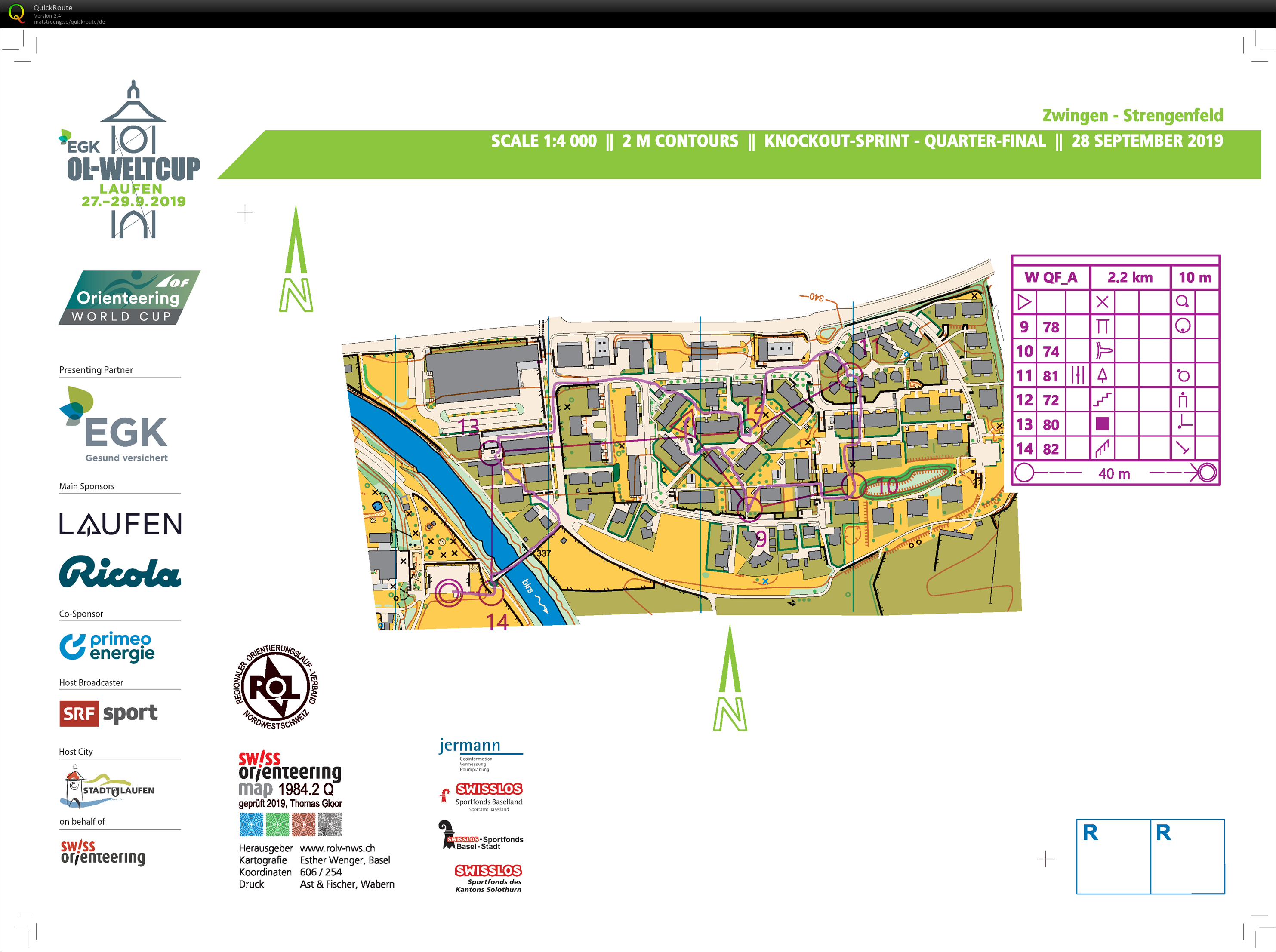 WC Schweiz: KnockOut-Sprint Quarterfinal (2019-09-28)
