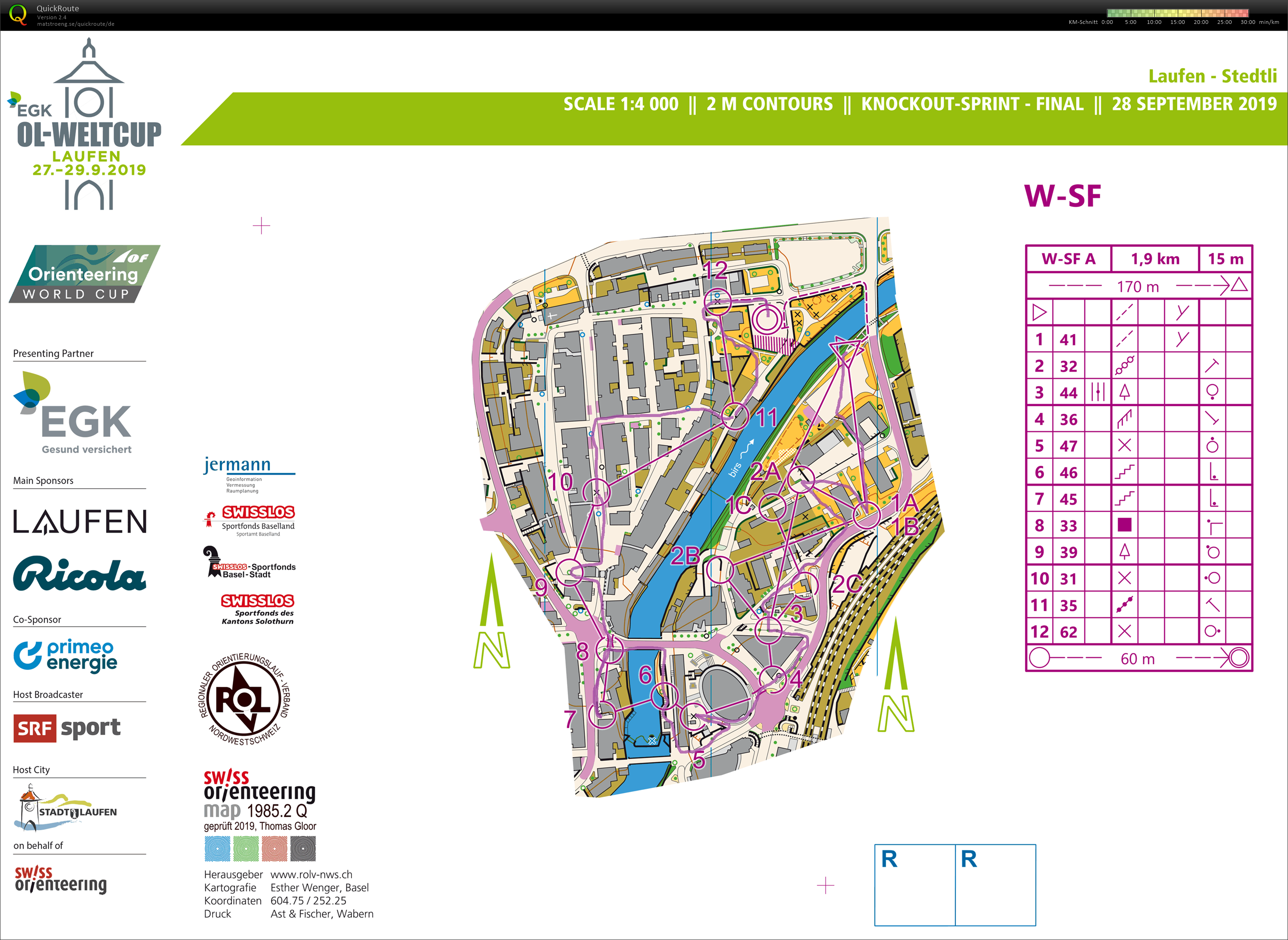 WC Schweiz: KnockOut-Sprint Semifinal (2019-09-28)