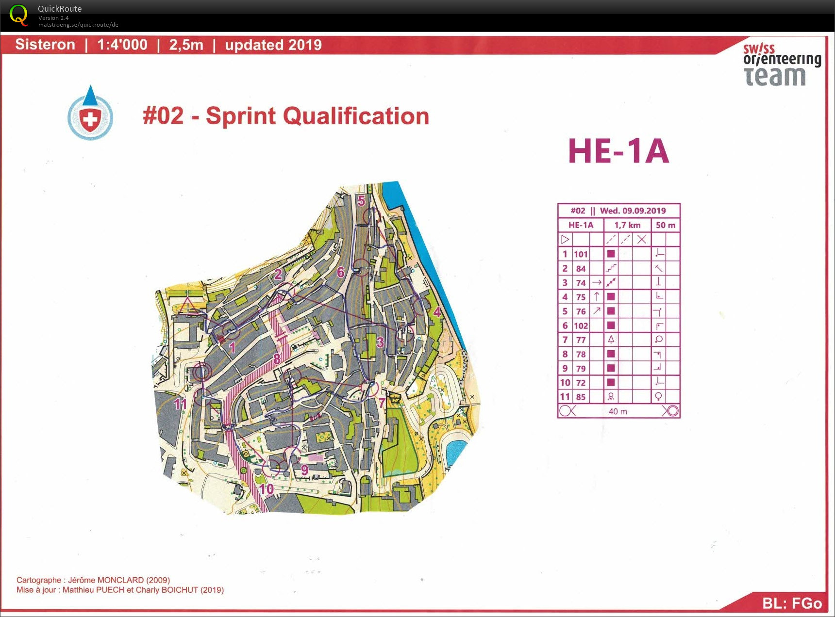 TL Frankreich: #02 - Sprint Quali. "starts" (10/09/2019)