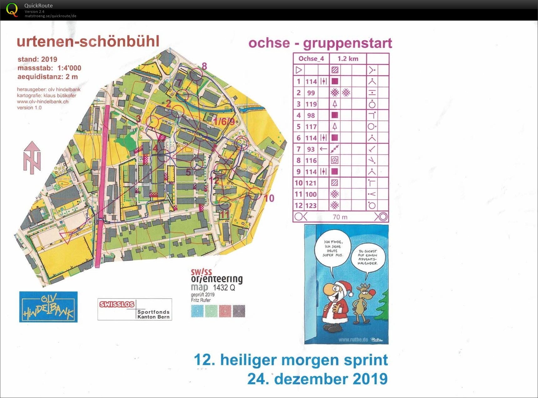 Heiliger Morgen Sprint: Ochse (24.12.2019)